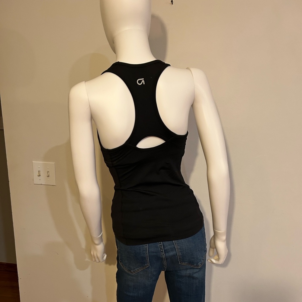 Elegant Black Racerback Tank Top